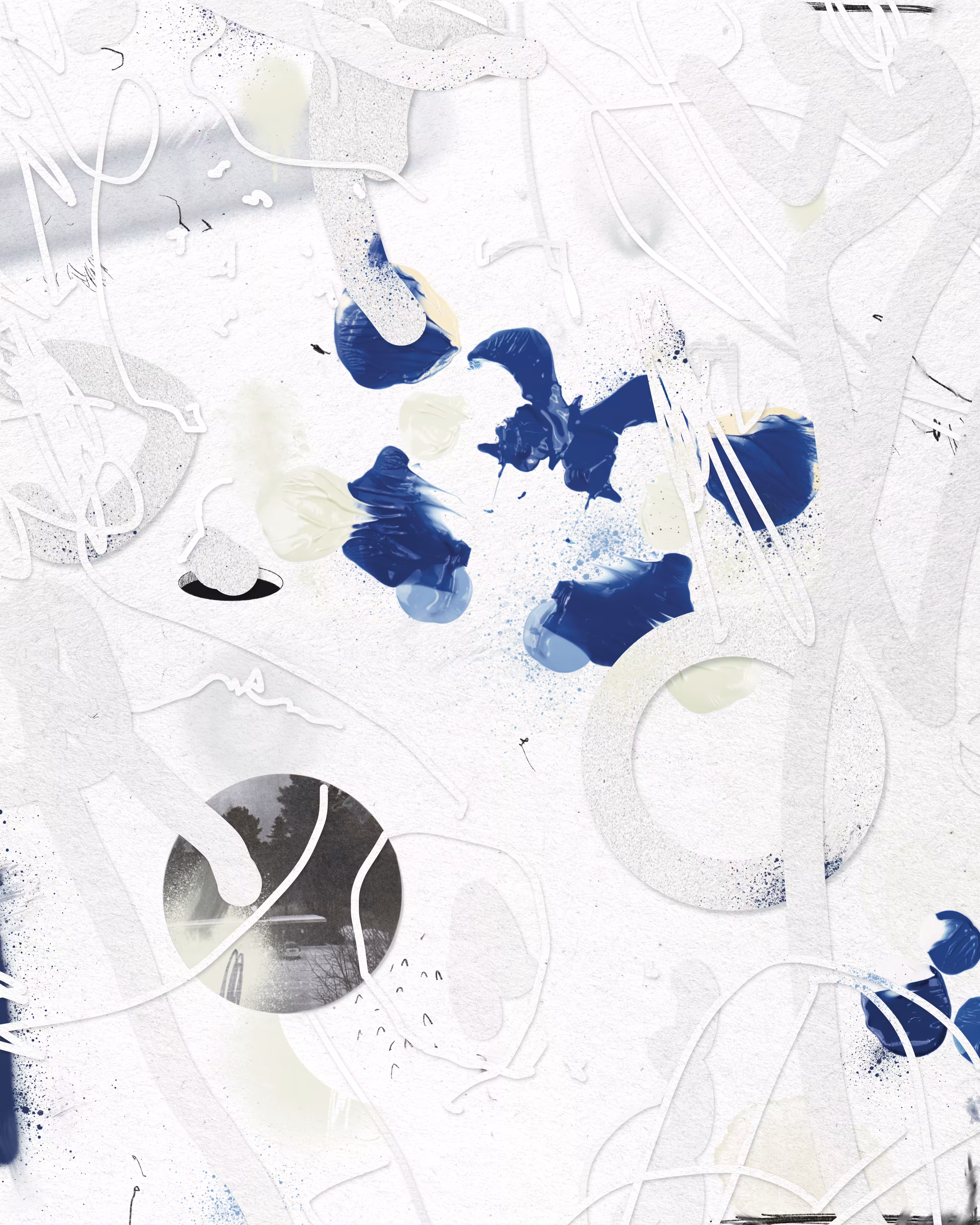 Blue Rorschach Test