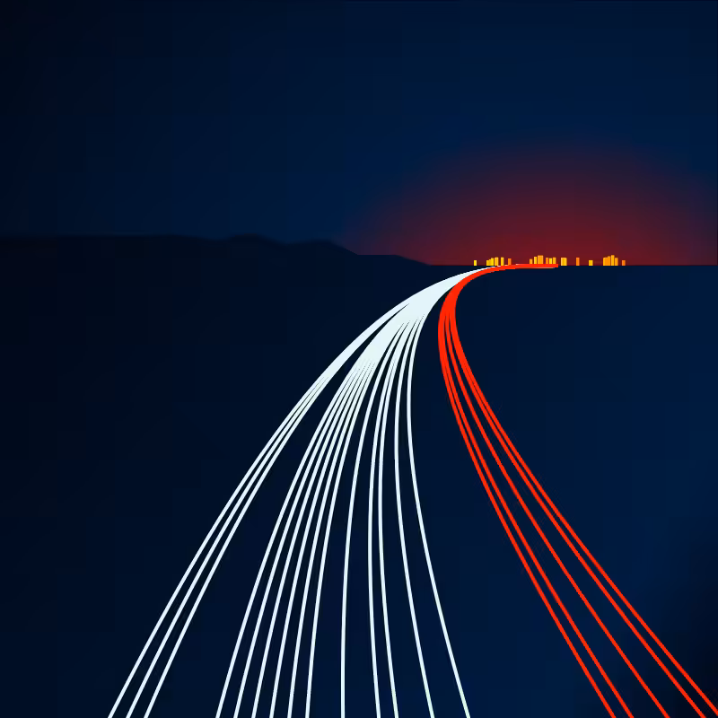 Highway lights #6