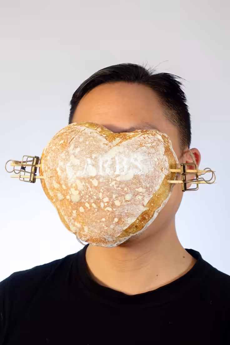 Hundred Day Mask Challenge: Sourdough Heart
