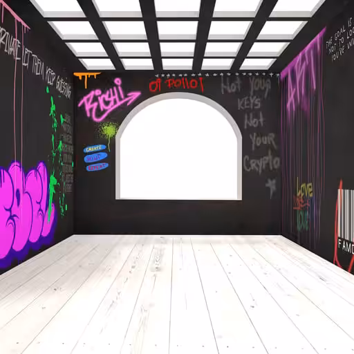 No Rug Black Room (Rug Pulled)