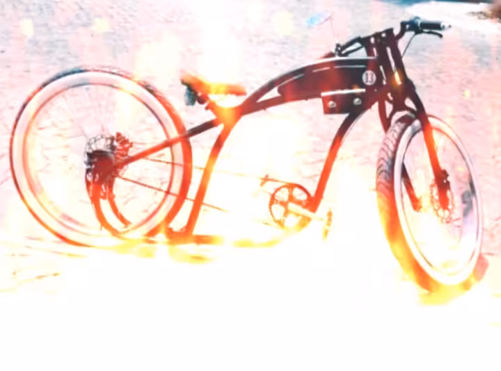 fancy bike