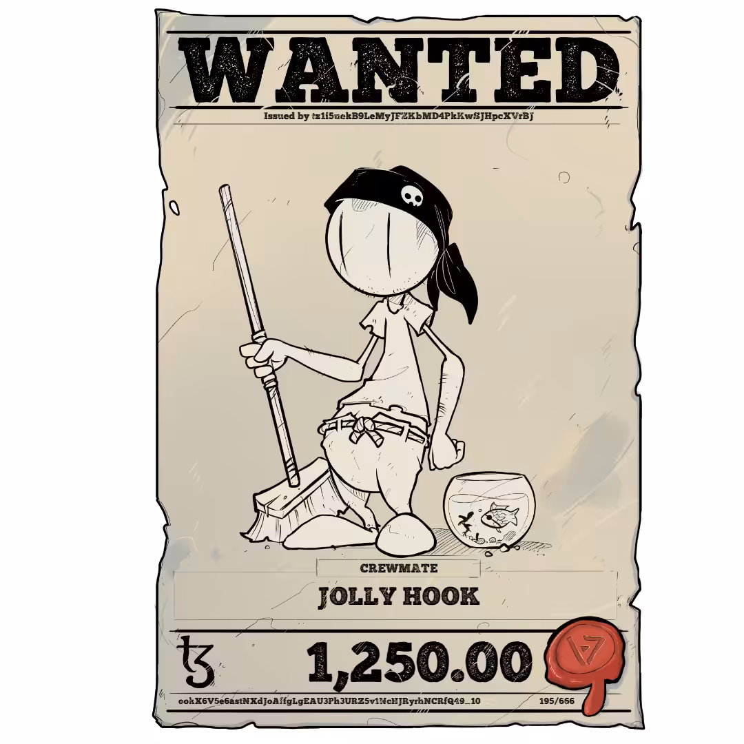JOLLY HOOK | TEZOS PIRATE 195/666