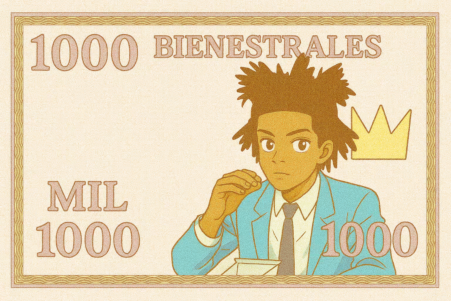 Bienestrales: Mexican Art Money: Bienestrales Mexican Art Money 1000 Pesos