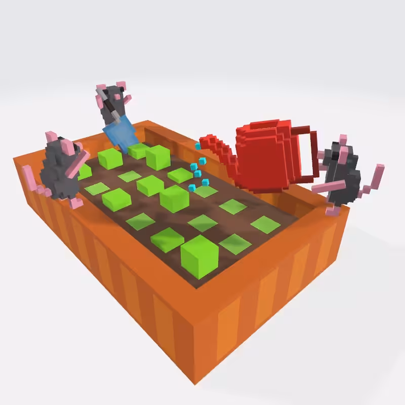 Making the vegetable garden