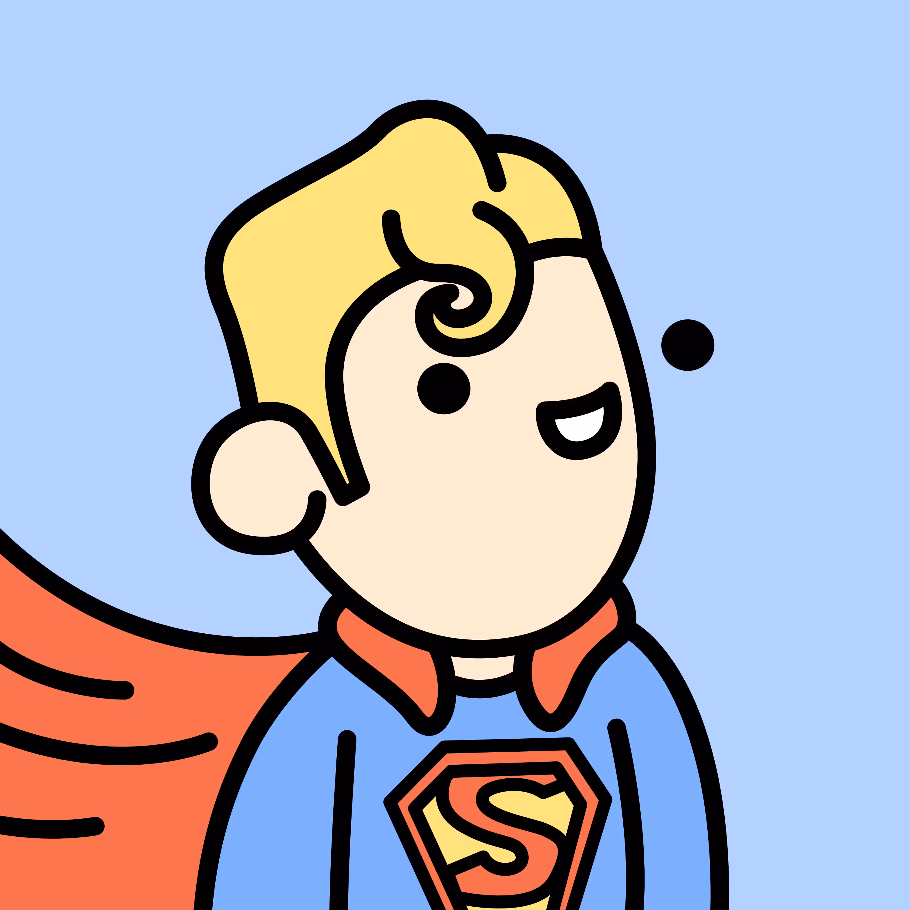 Superhero Doodle #6