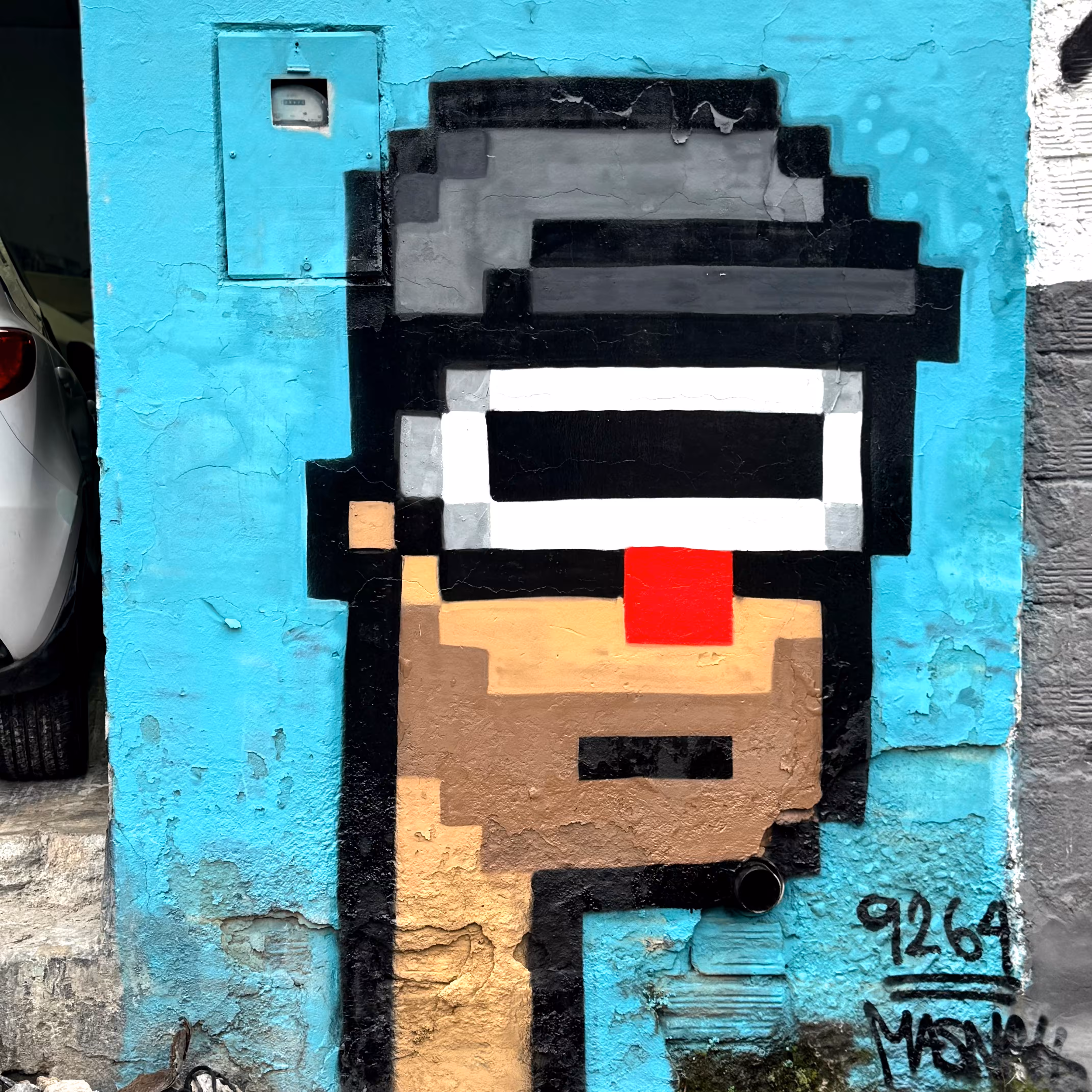 Punk Atlas: Street Works: Cryptopunk #9264, Medellin