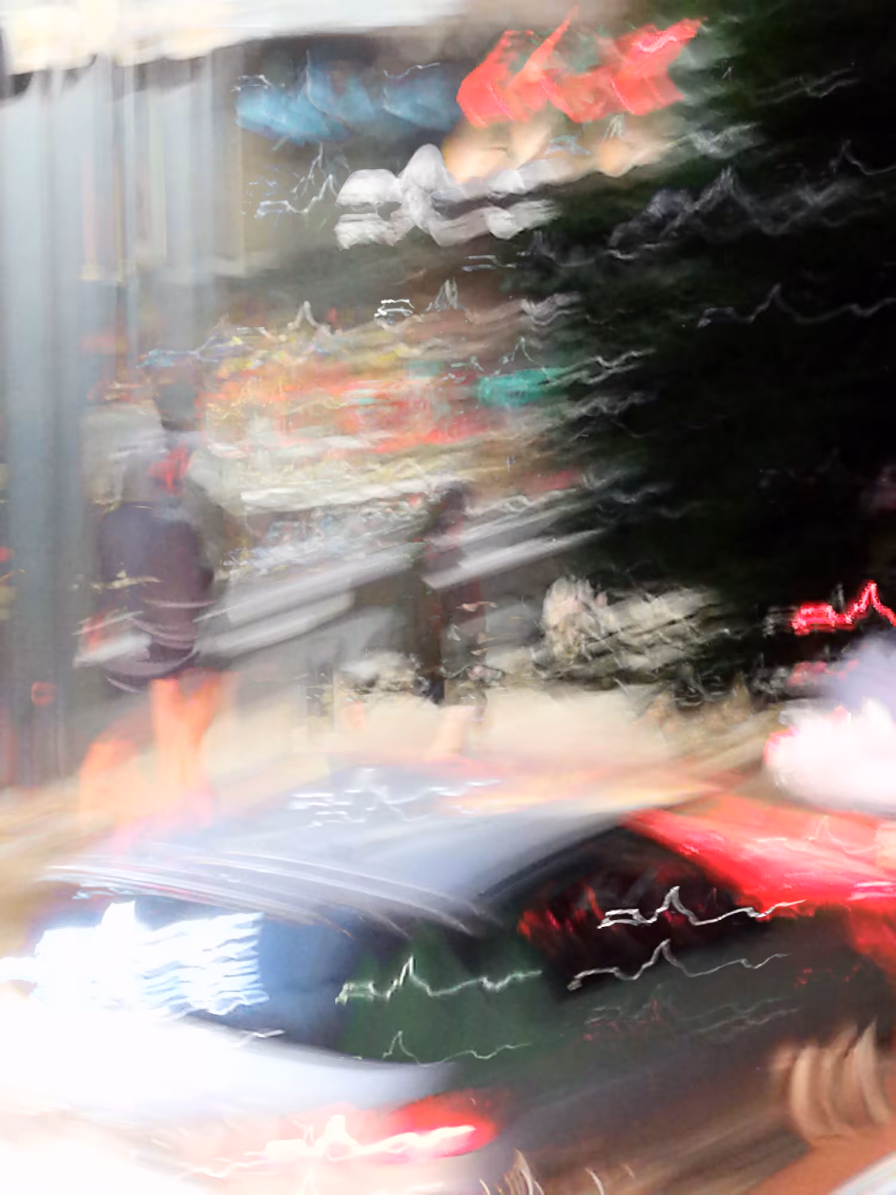 Vanishing into lights 