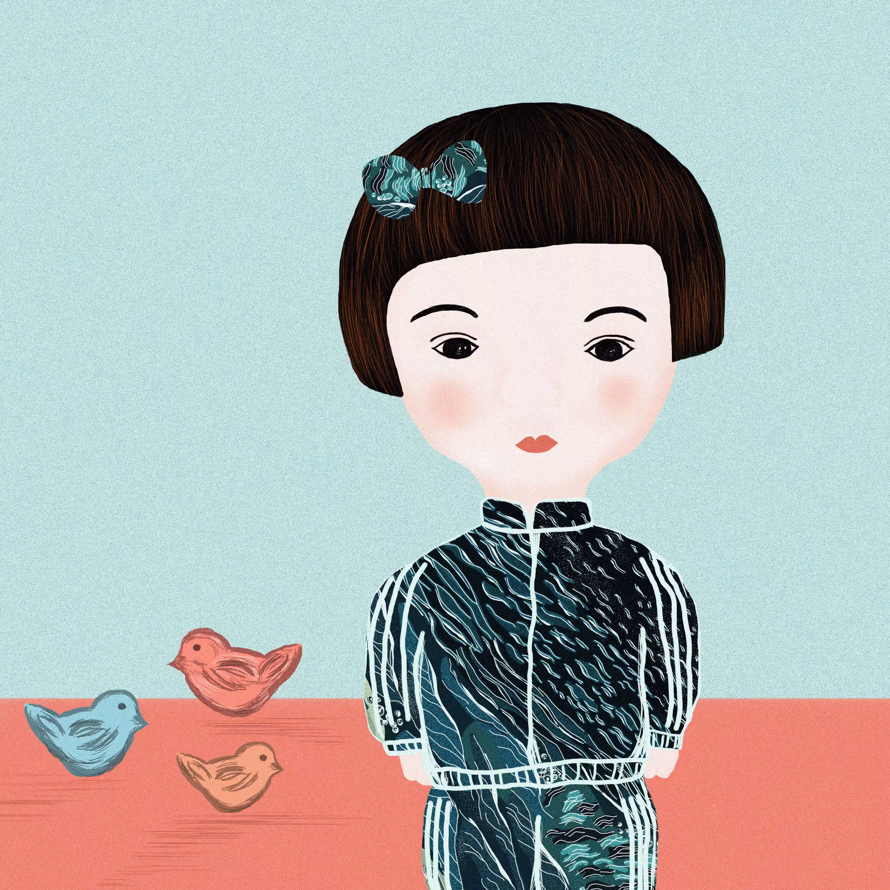 Little Forest in warm suit
