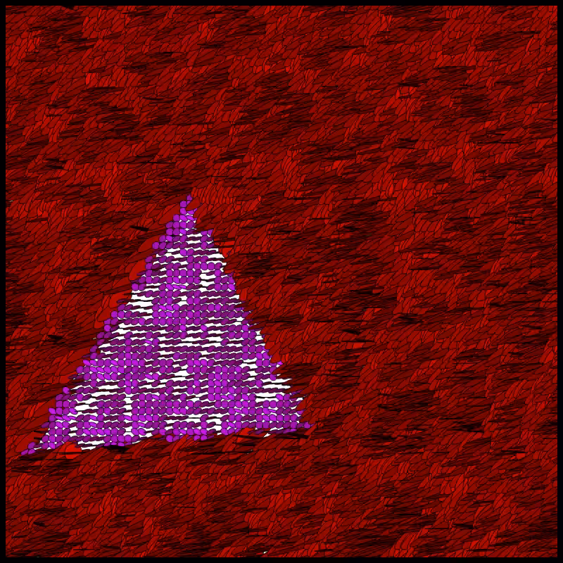 Flow Field Circles Triangle #11