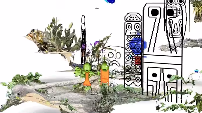 Graphic Explorations for Building a Video Game: RUMI RAYMI