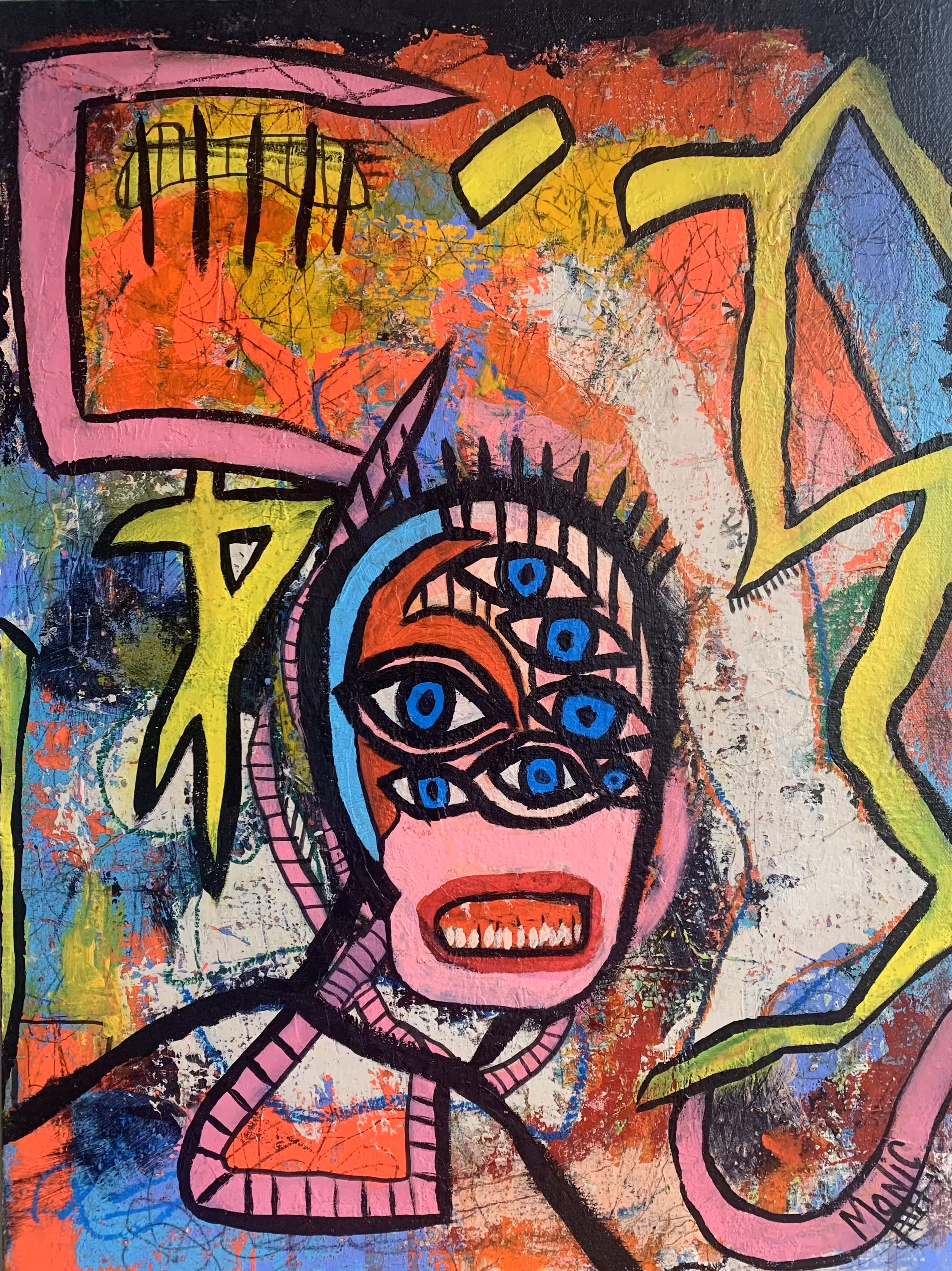 MaNiC - Acrylic Painting, Untitled #2