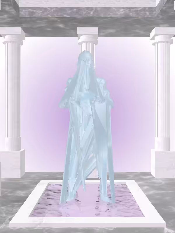 HeavenComputer: The Old Ethereal Blue Woman #4021