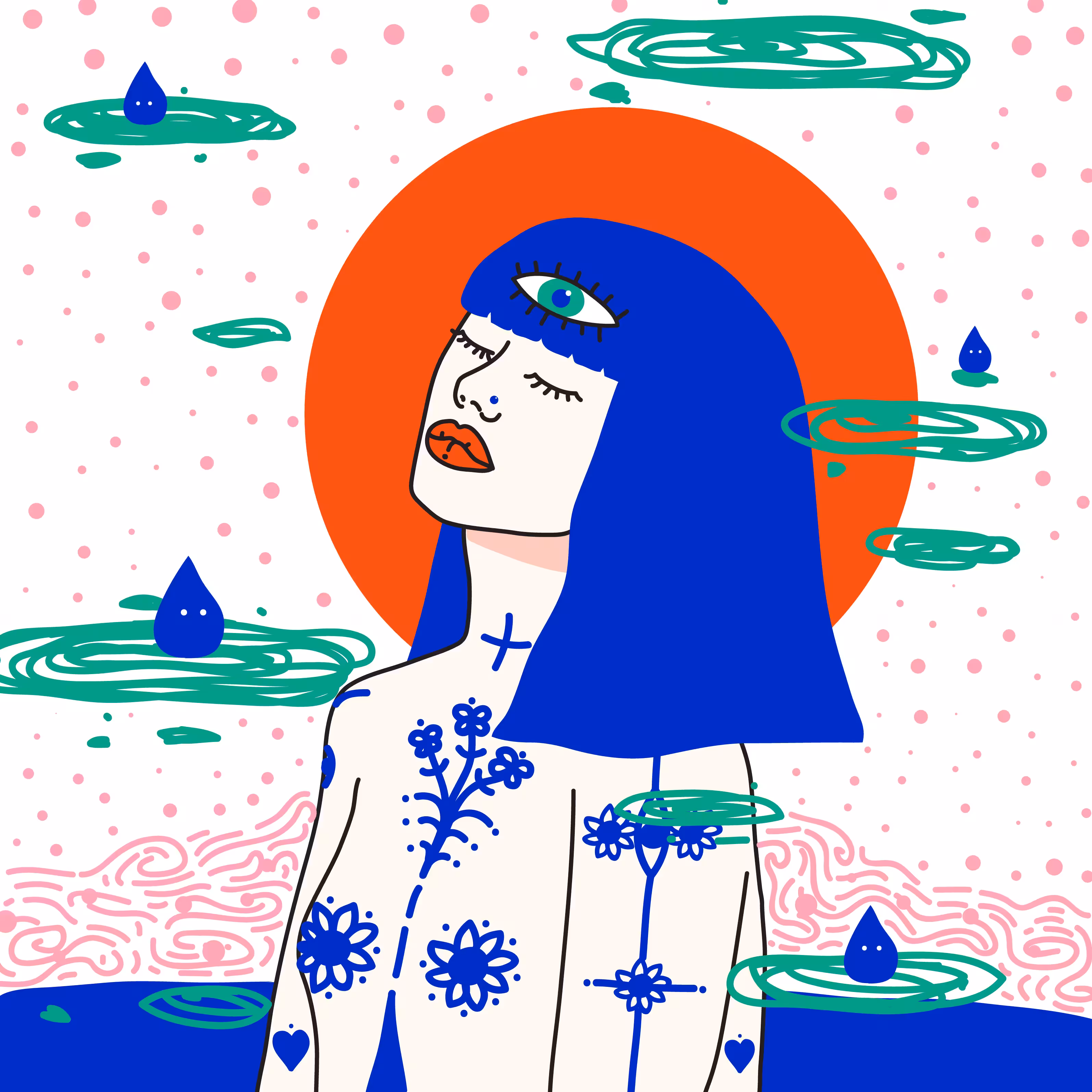 A girl and Guiji
