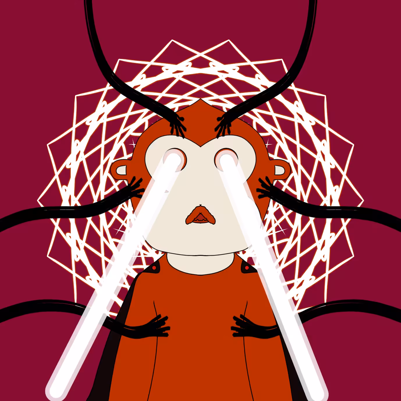 human monkey: monkey #9