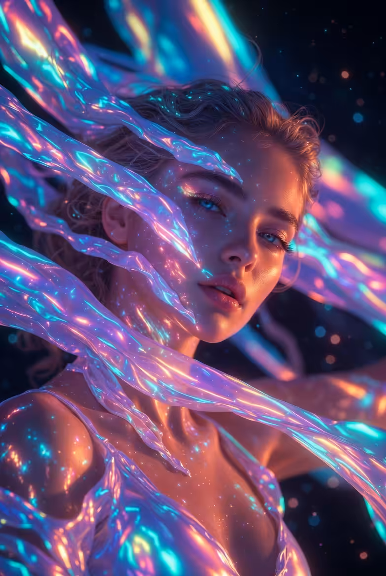 Celestial Neon Flow