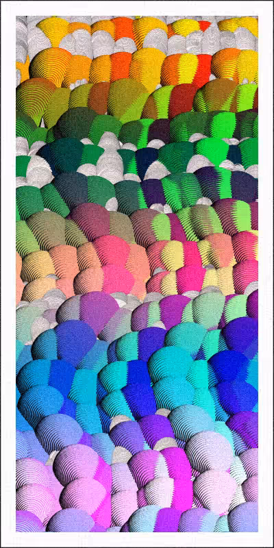 Balloon Field on Clouds #30