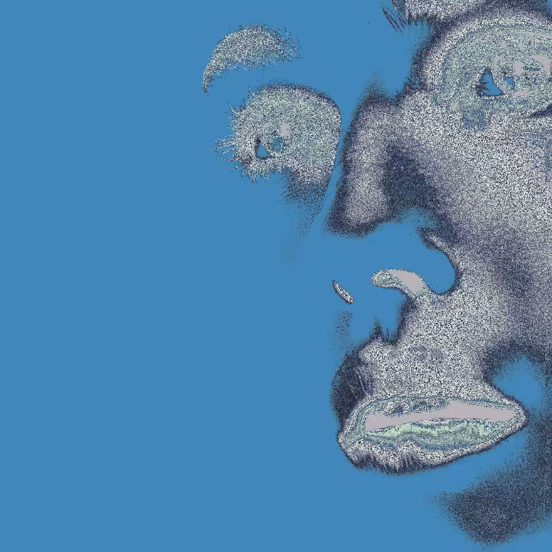 Analog Pixels: Faces #8