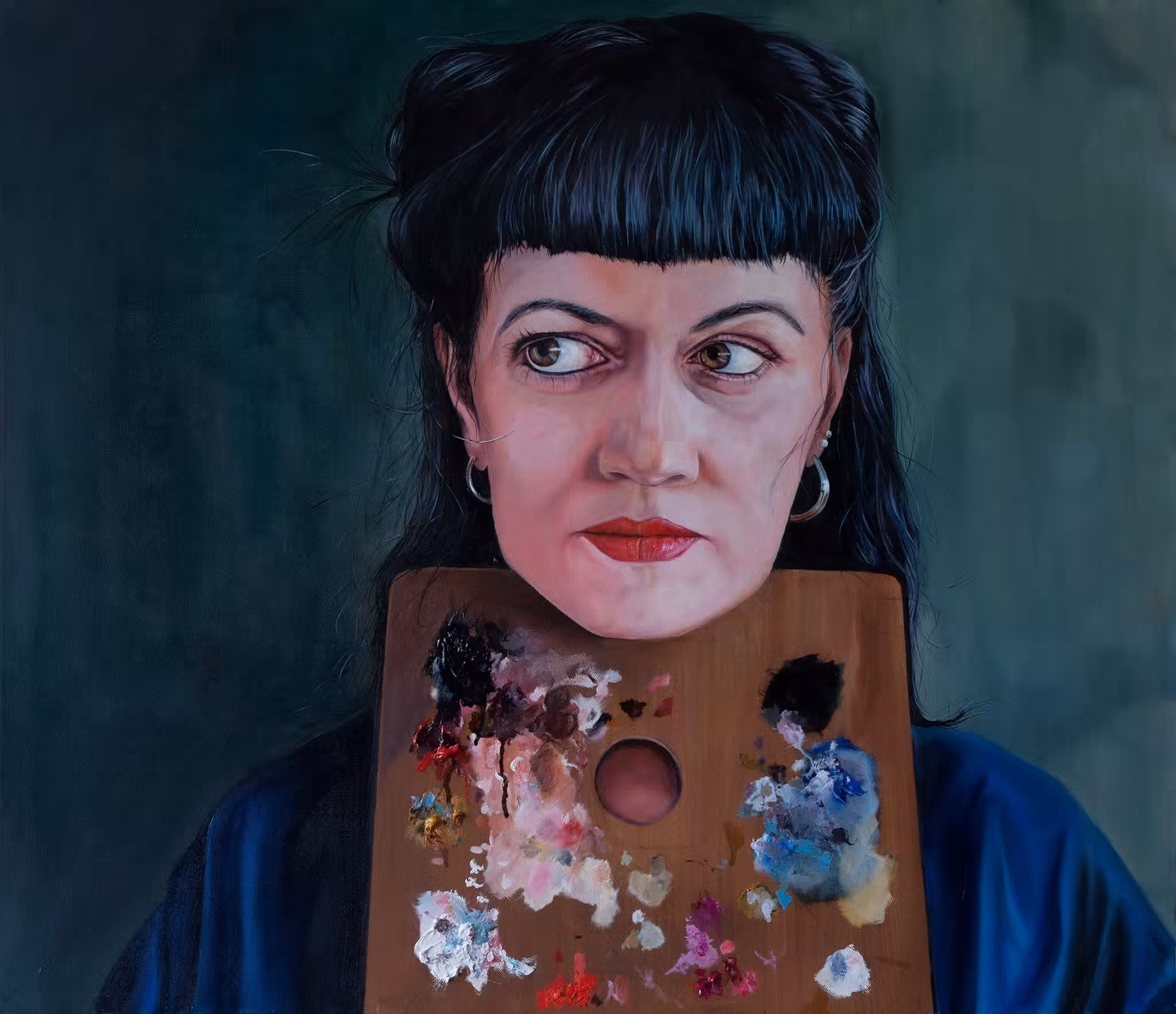 Between the painter and the model