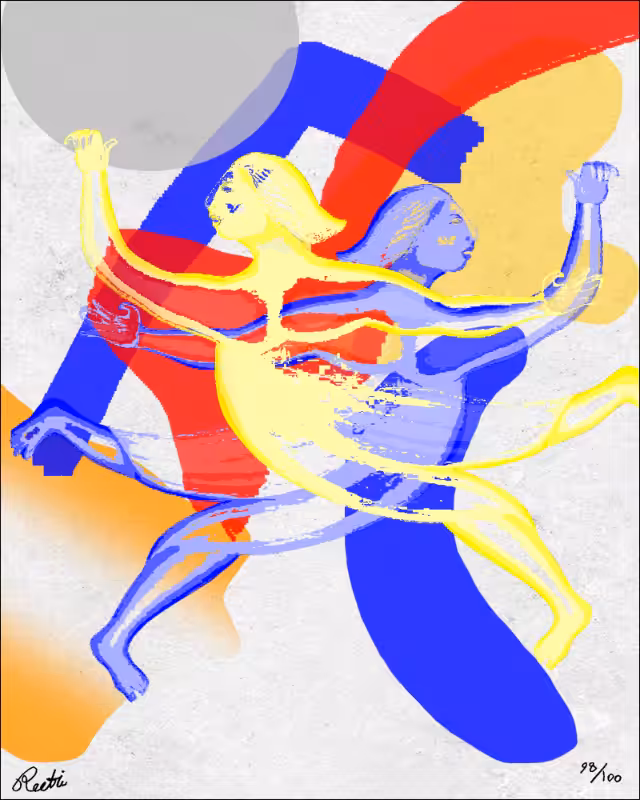 Woman With Ball #5