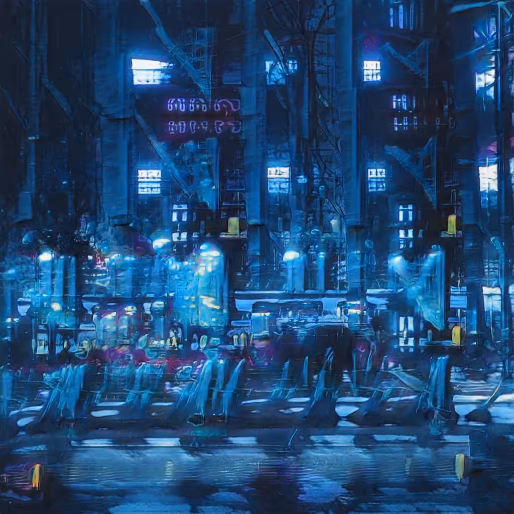 Late cyborg street 