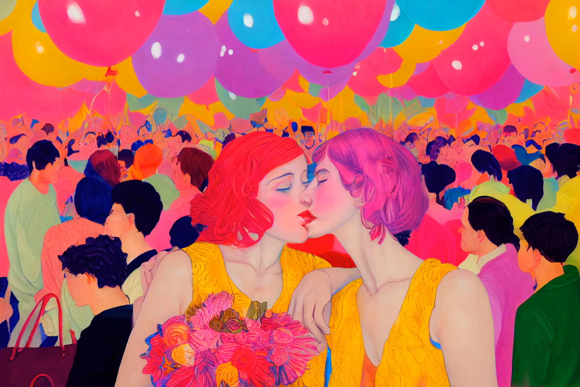 Birthday kiss