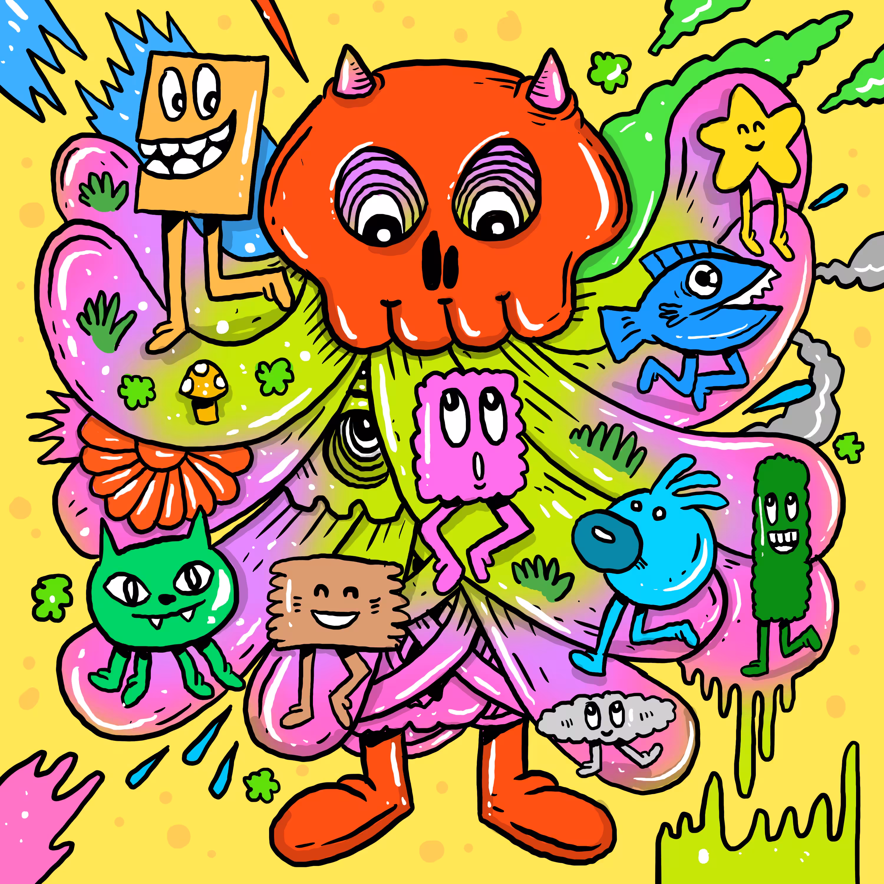 Doodle Skull Mania