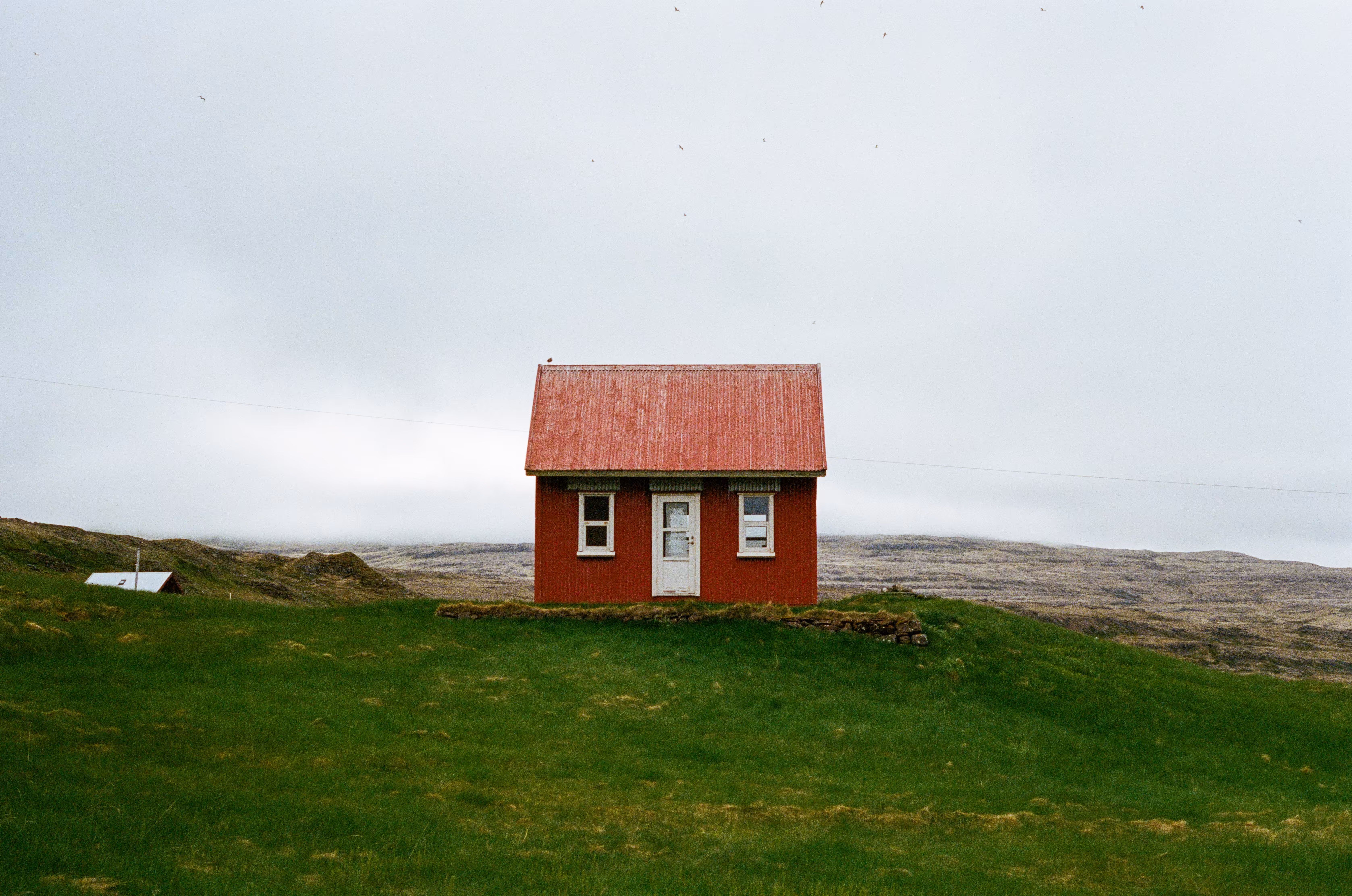 Red House in the Westfjords