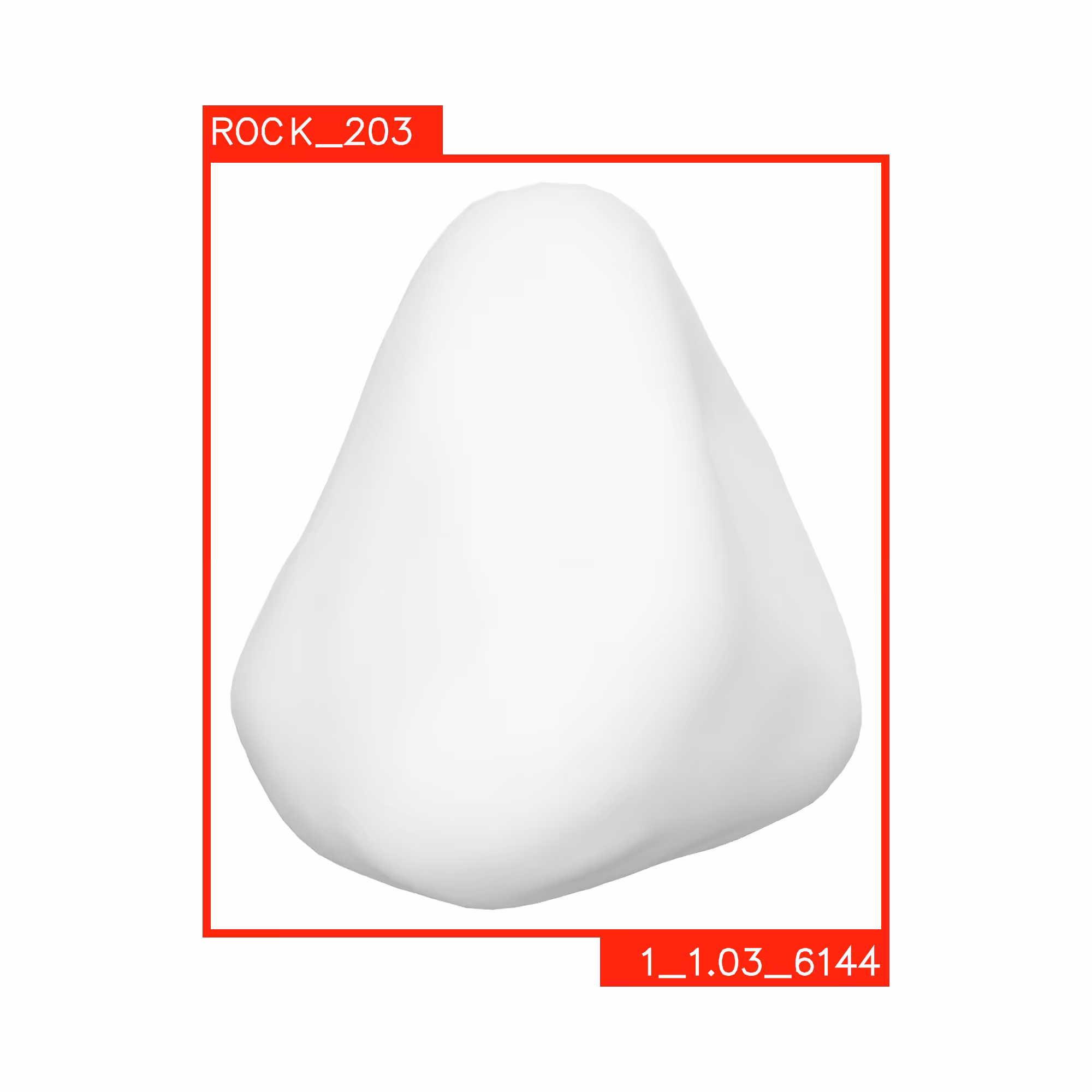 UNSHADED ROCKS: ROCK 203
