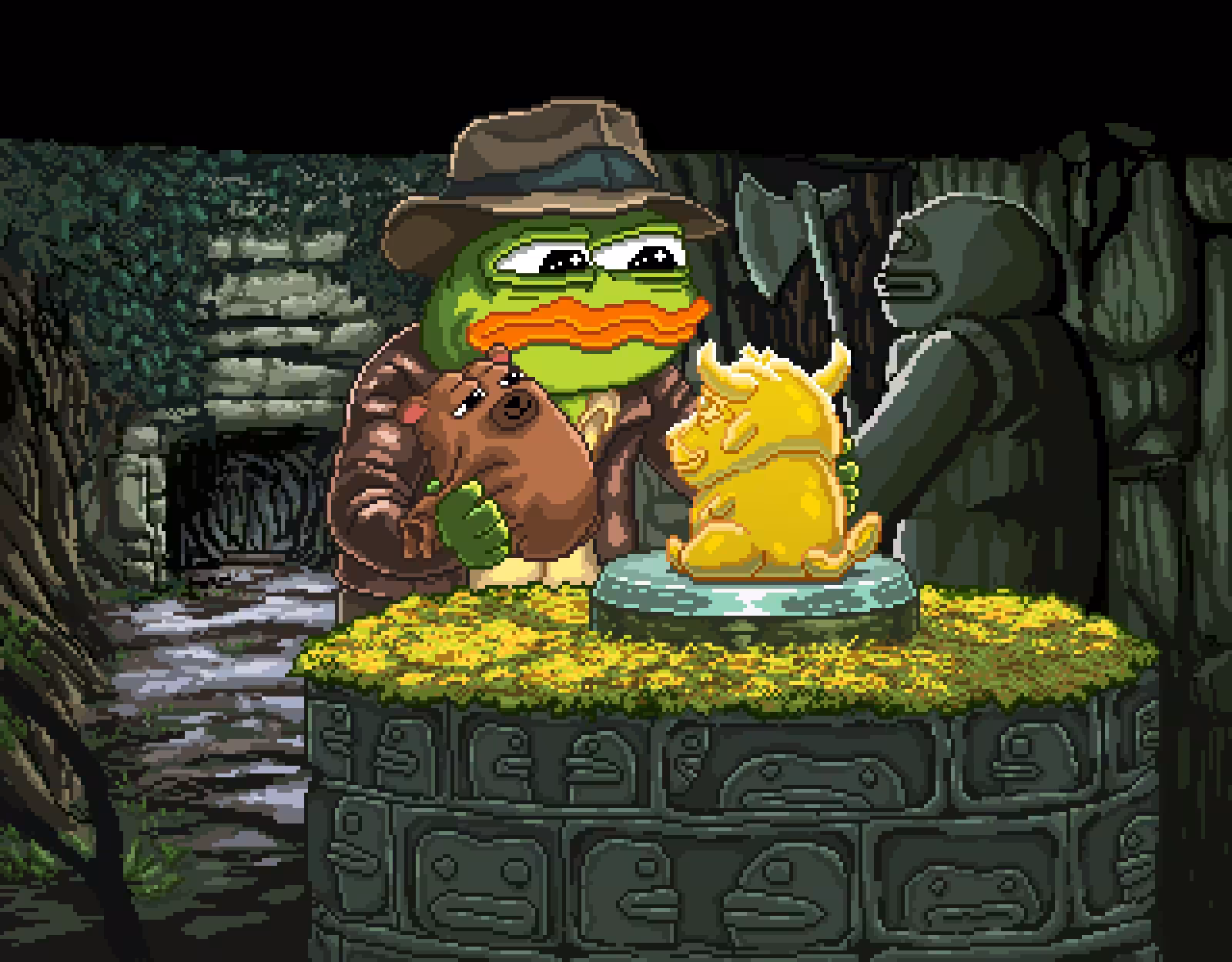 Golden idol