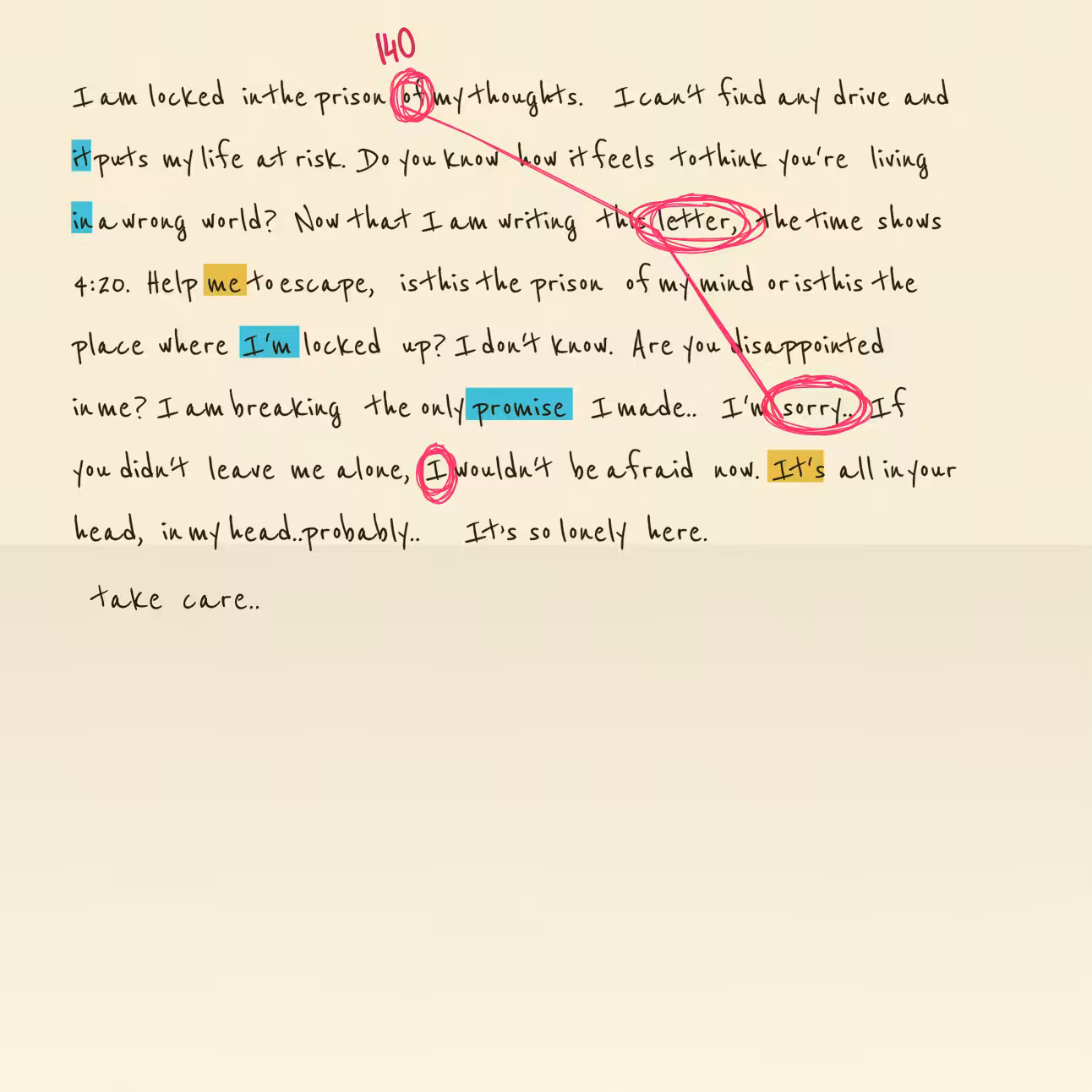 Conspiracy Theory Vol.2: a letter #41