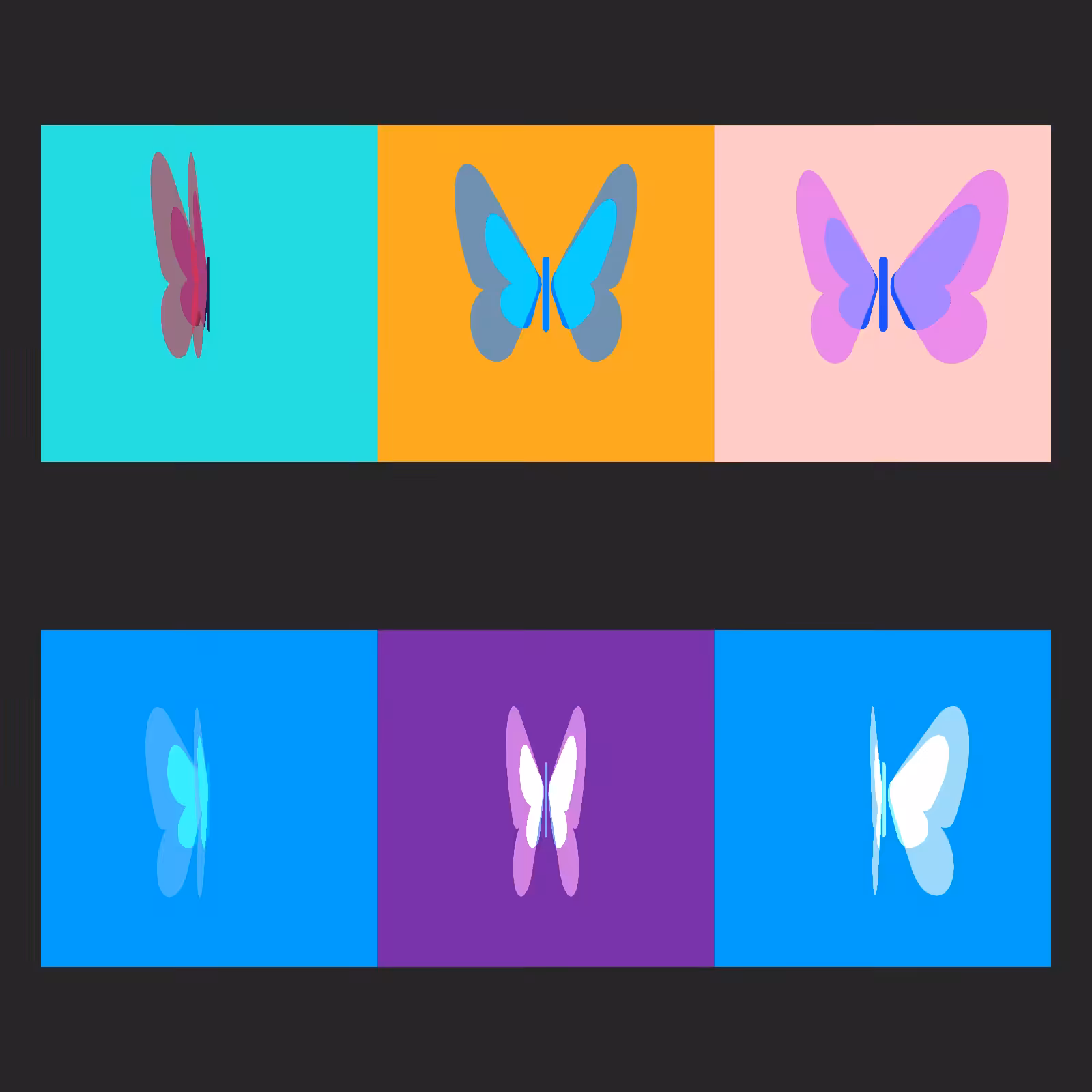 BF#01 Pop Art Butterfly #2