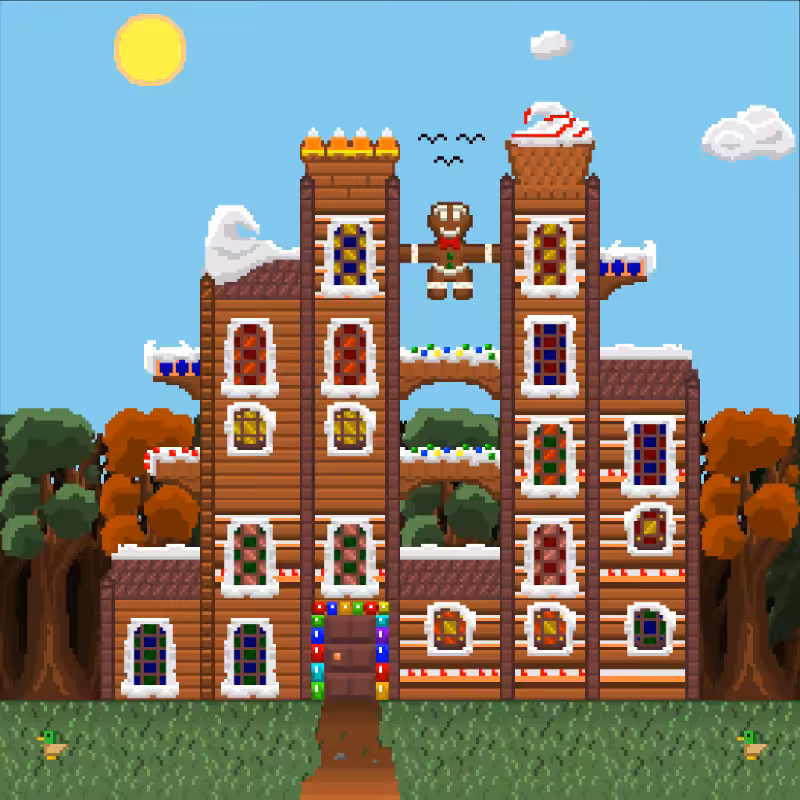 2D Mansion Candy House #125