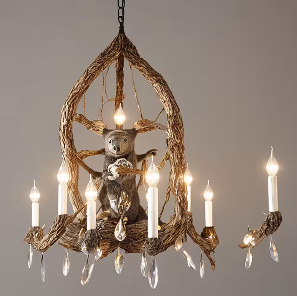 Drop Bear Chandelier