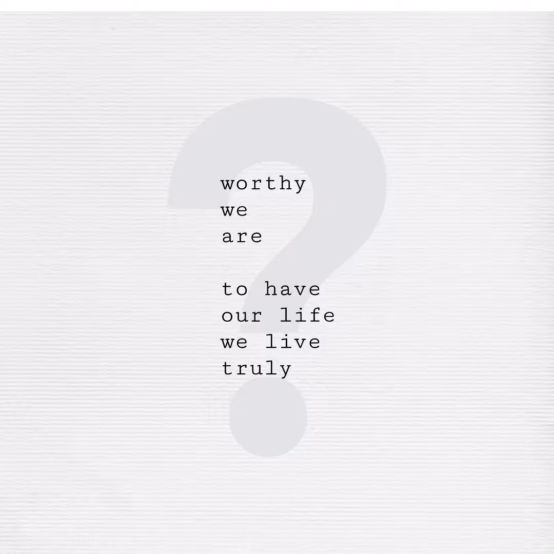 Are we worthy?