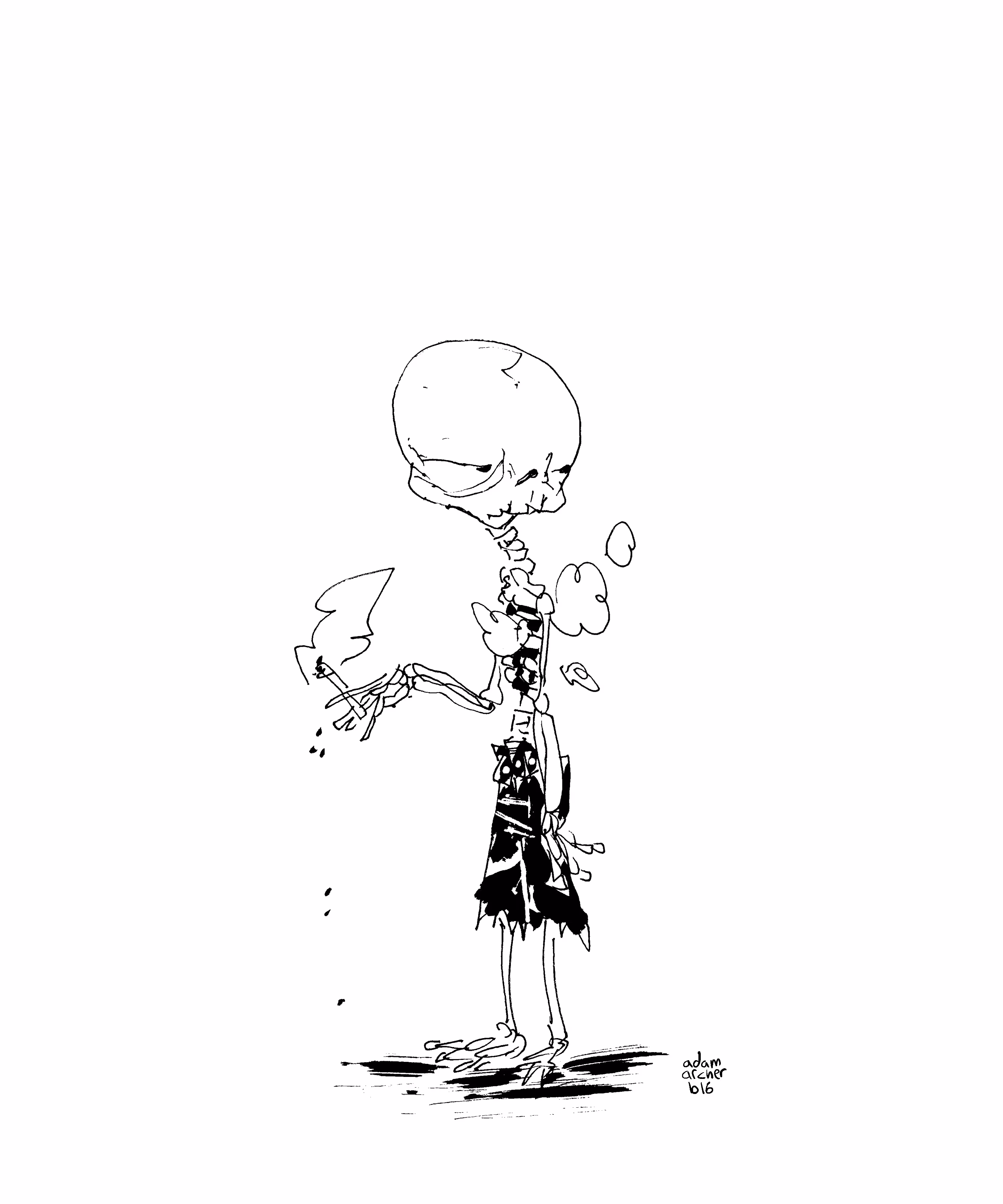 adam archer's doodles: black series 016