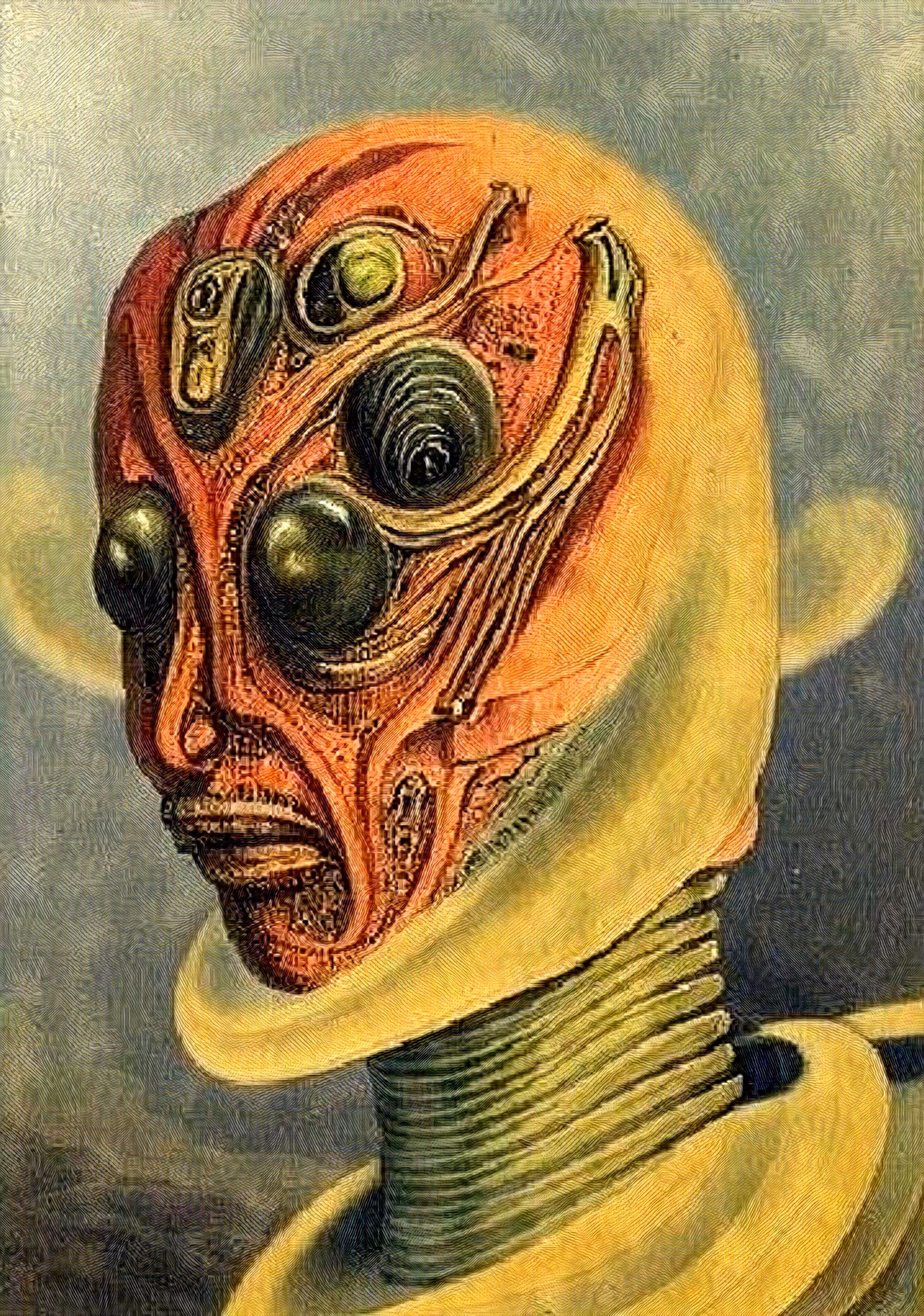 ⁿ⁰`01 • ET Retro • UFO 入れ墨 & Color Plate Engravings