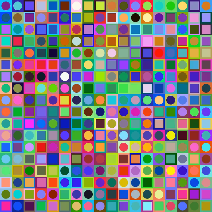 Square Dot Composition #156
