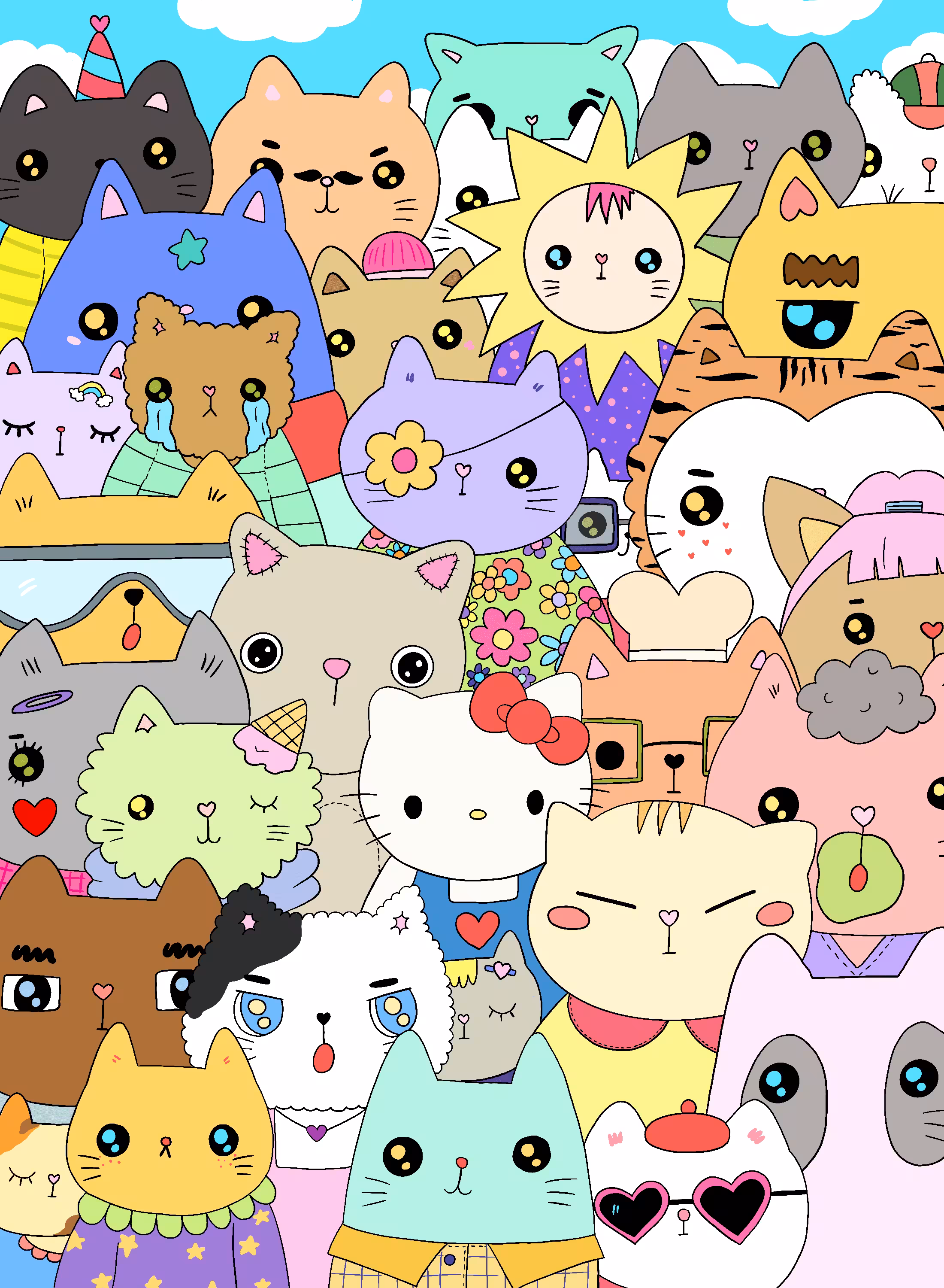 Gathering of Well-dressed Kittens