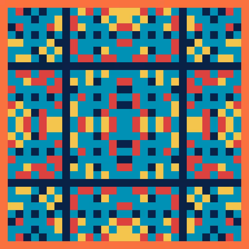 Pixel Mandala #6