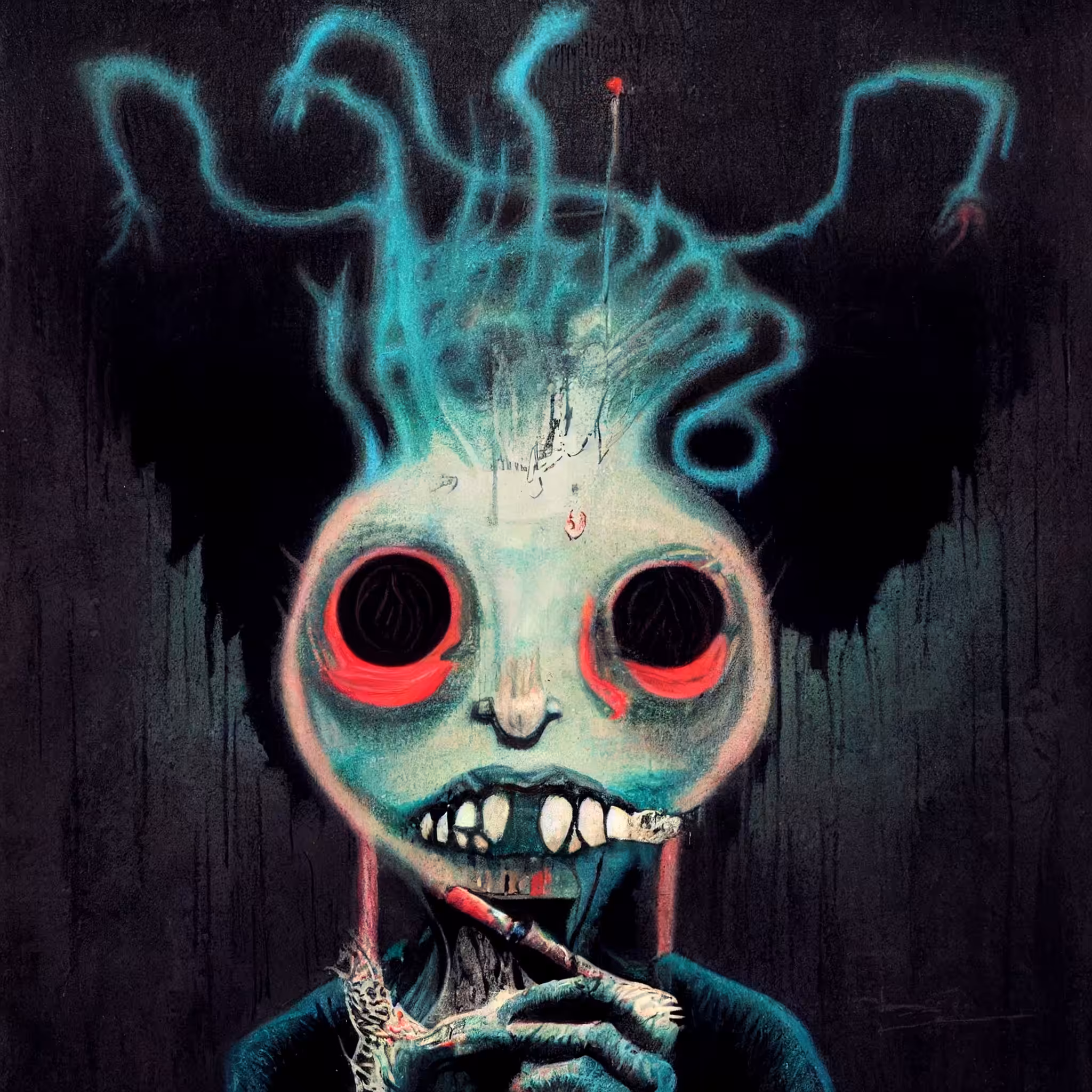 Basquiat Little Creatures: Little Creature #00476