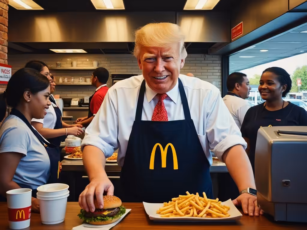 Trump at McDonald’s 10.20.24