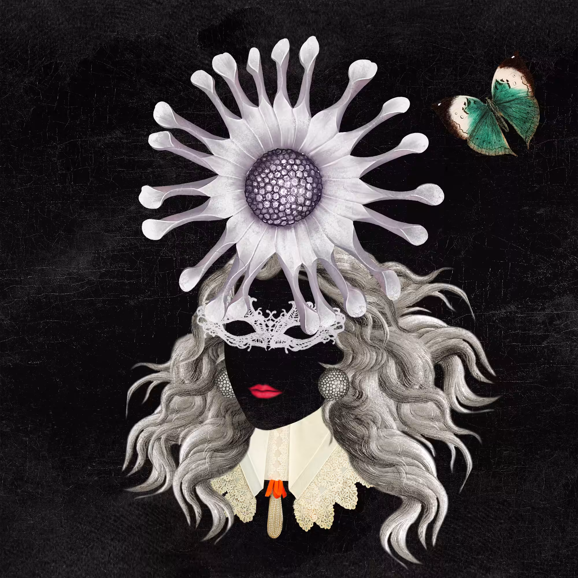 The Diamond Ghost Flower Girl