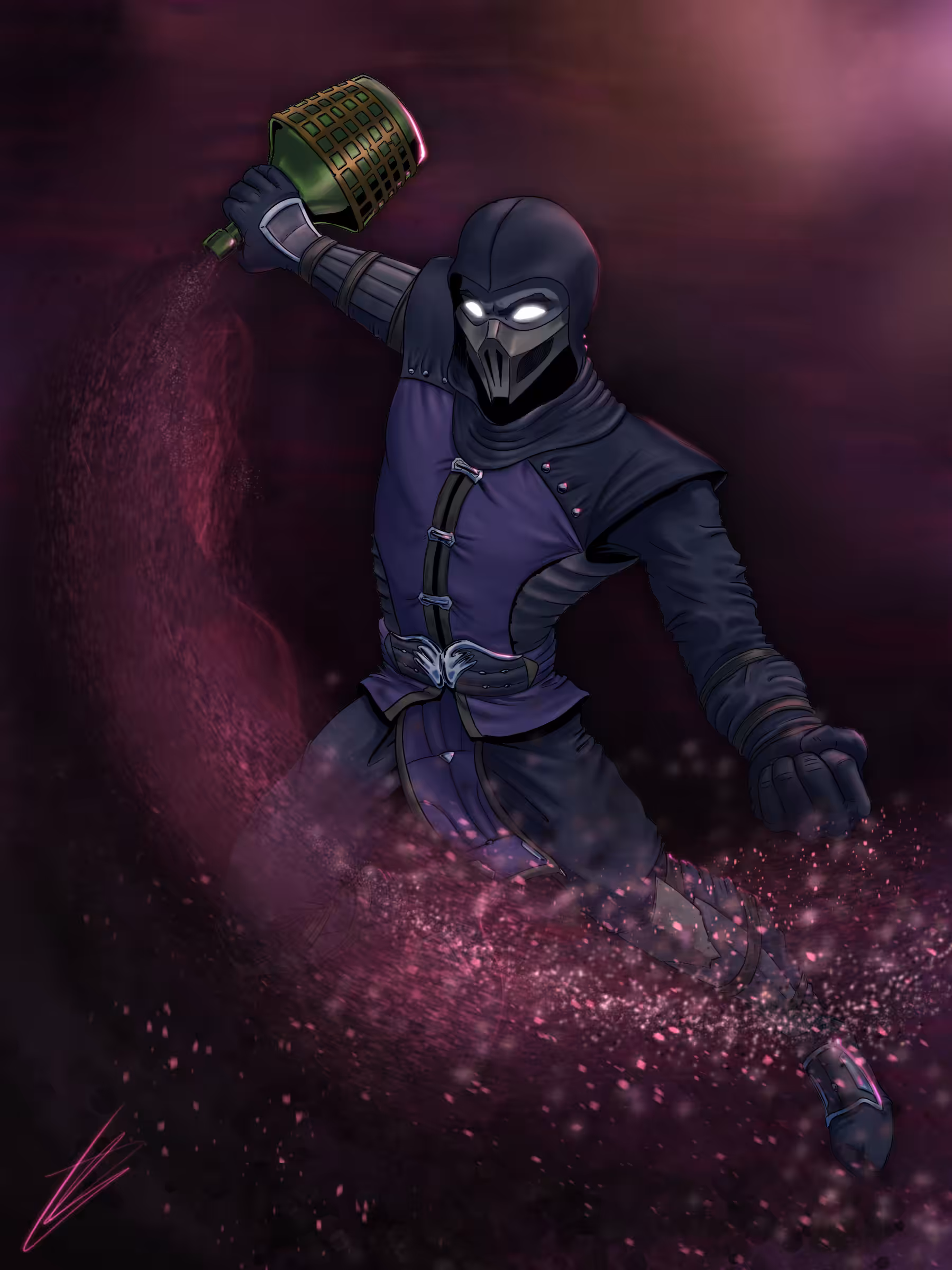 MK Arg Folk - Noob Saibot with Damajuana