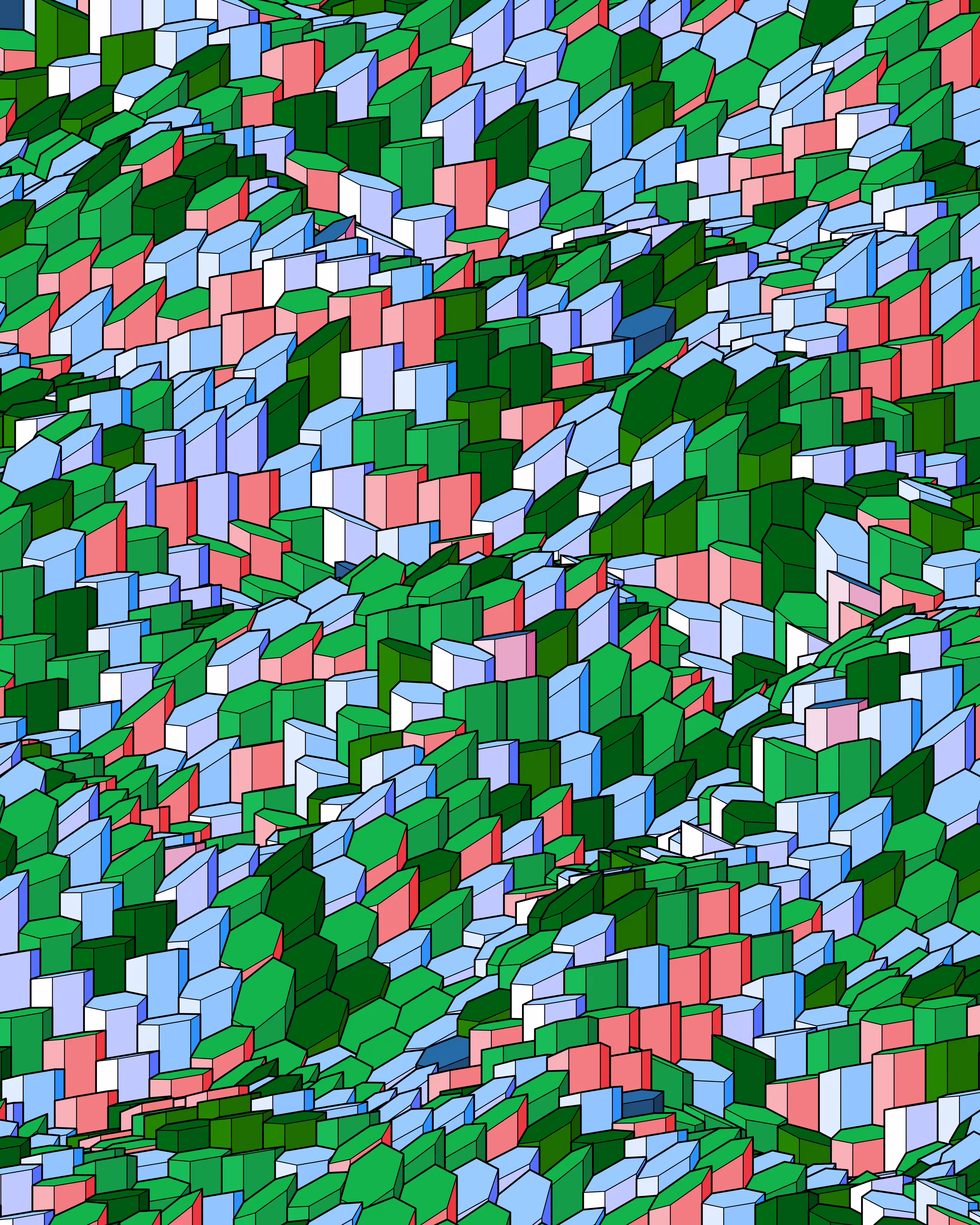 Hexagones Landscape #82