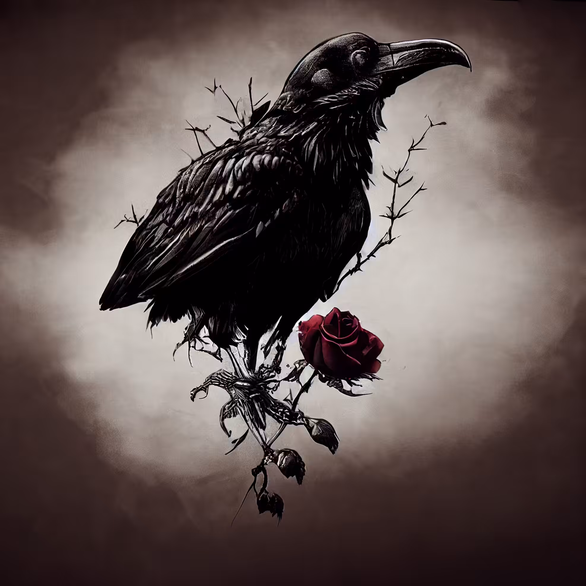 Raven and the Rose