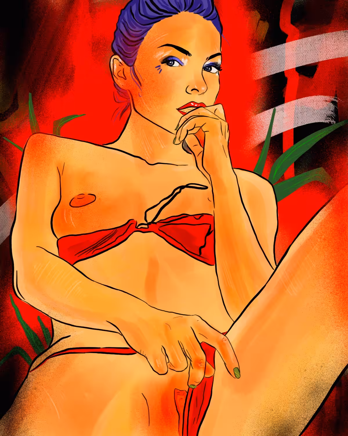 Girl on fire