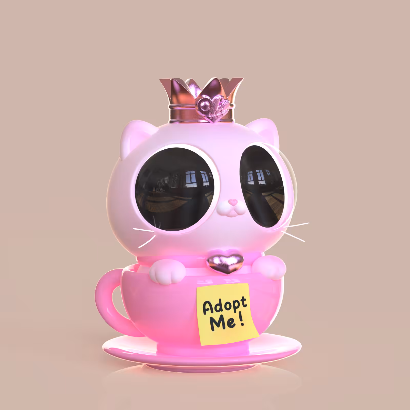 Cupcat #006 Pink
