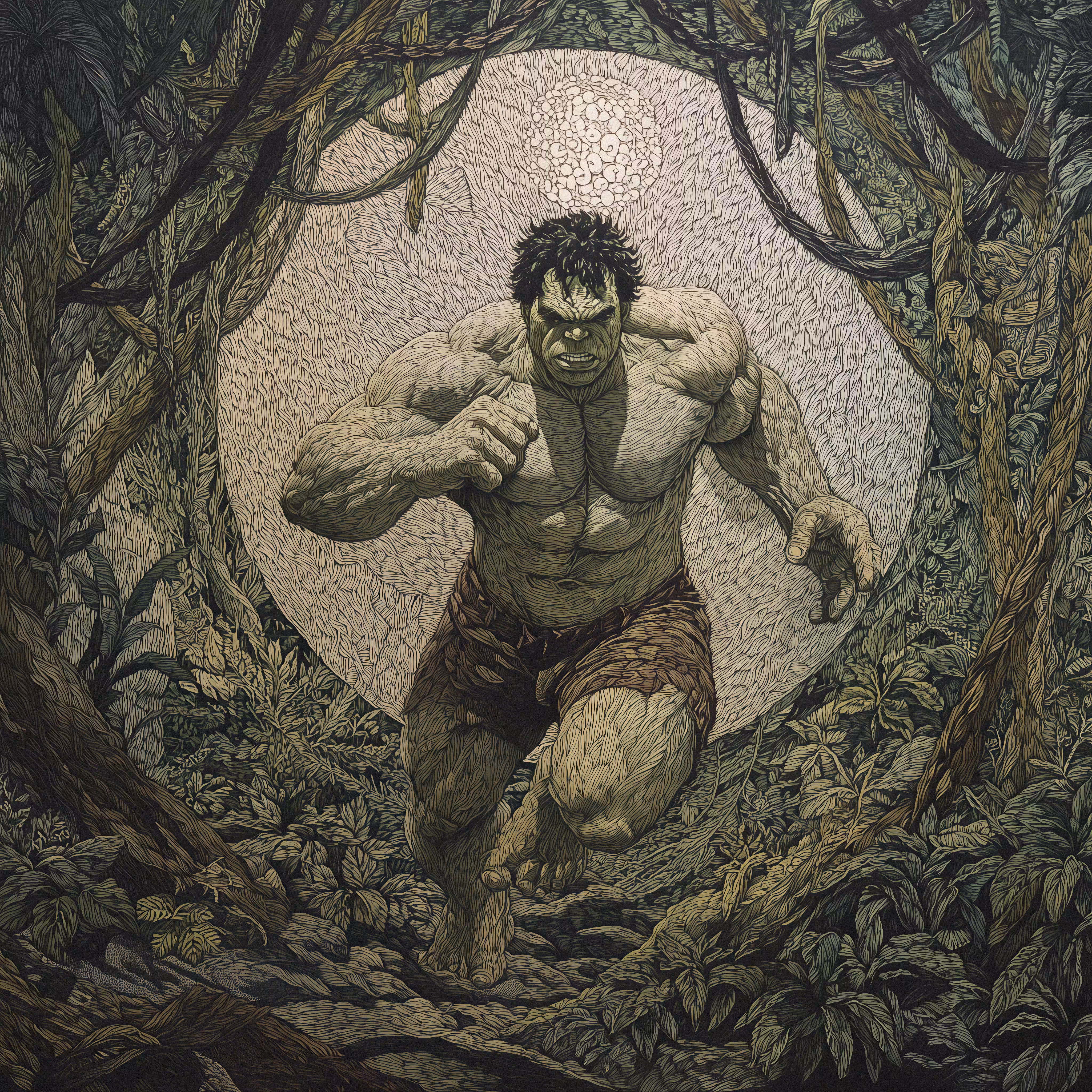 Hulk And The Forest Crushing Orb.