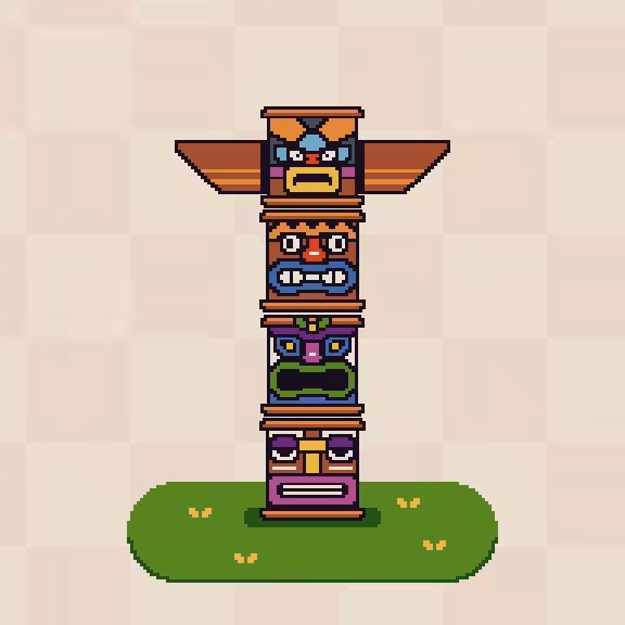 Tiki Totem #41