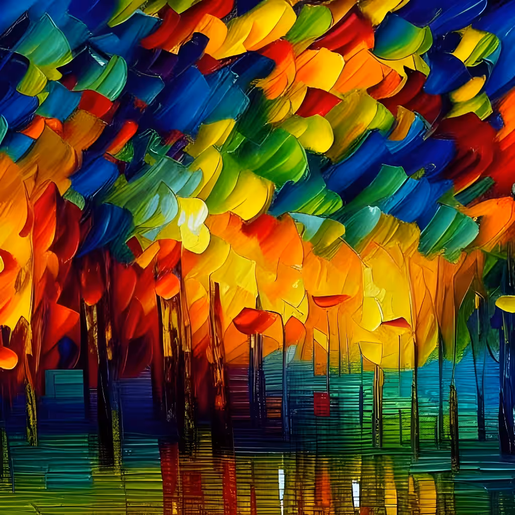 baloons over the lake